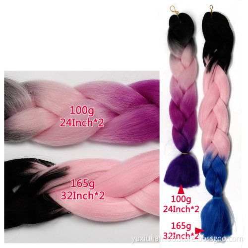 colorful braiding hair braiding hair wholesale and jumbo braiding hair wholesale For African Synthetic Crochet braided